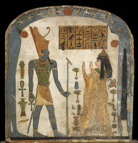 Stele of Lady Taparet with Atum, 22nd Dynasty, Third Intermediate Period, ca. 900 BCE, Thebes, Louvre, Paris